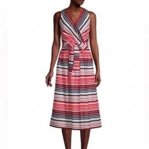 New with tags, Tommy Hilfiger striped dress Striped Sleeveless Midi Dress size 6